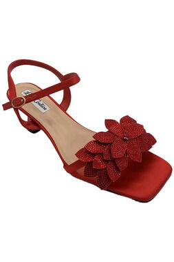 Lady Couture of NY Women's Lori Slingback Heeled Sandals Red - Medium